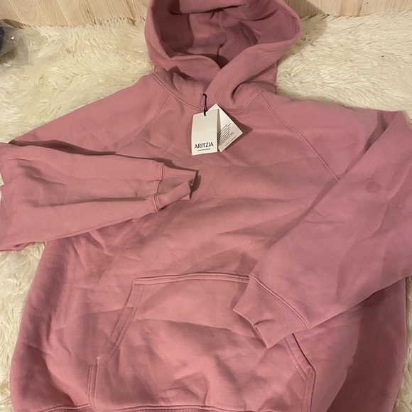Aritzia Oversized Dusty Rose Comfy Hoodie- NWT - Picture 9 of 14